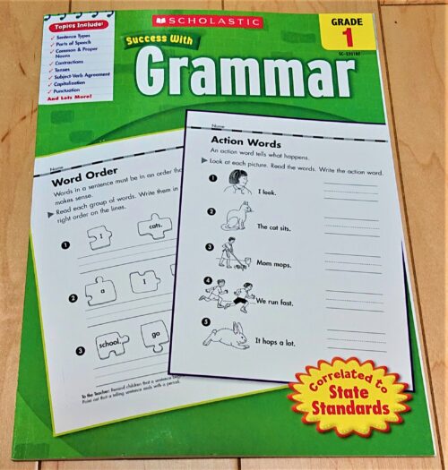 幼児・小学生へおすすめの英語ワークブック　scholastic - Success With Grammar Grade 1